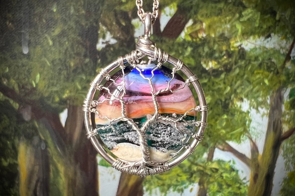 ocean pendant 3 with ash